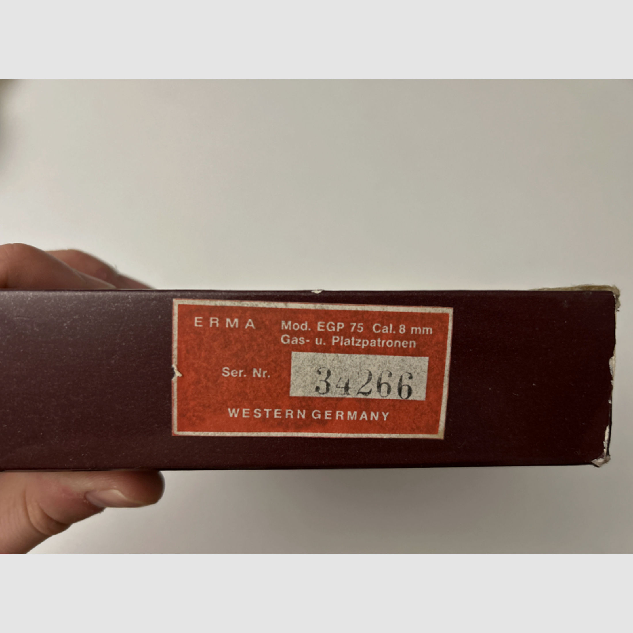 ERMA EGP 75S PTB 69/3 (!) 8mm Seriennumer 34266