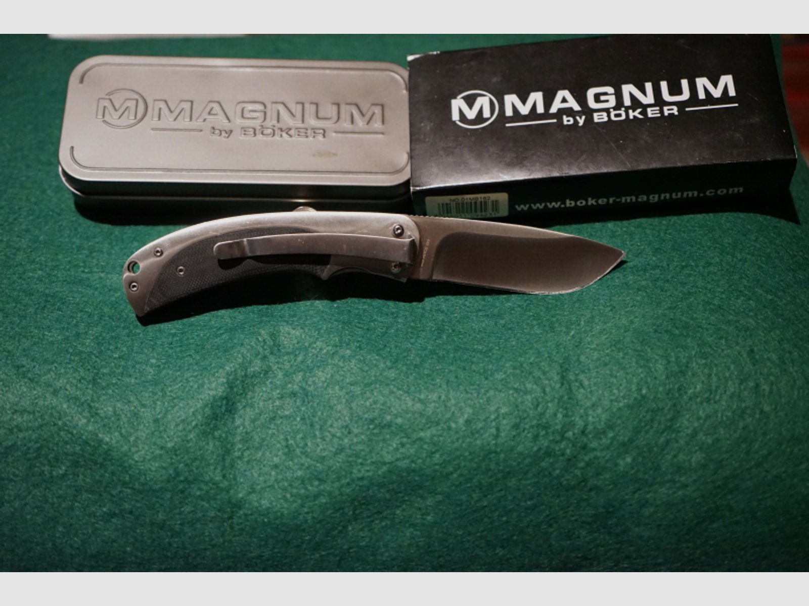 Böker Magnum Taschenmesser, Liner - Lock, siehe Fotos und Text