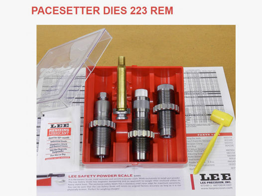LEE 3-Die-Pacesetter Langwaffen Matrizensatz-SET Full-Length .223 Rem. 223 Remington 5,56 #90502 NEU