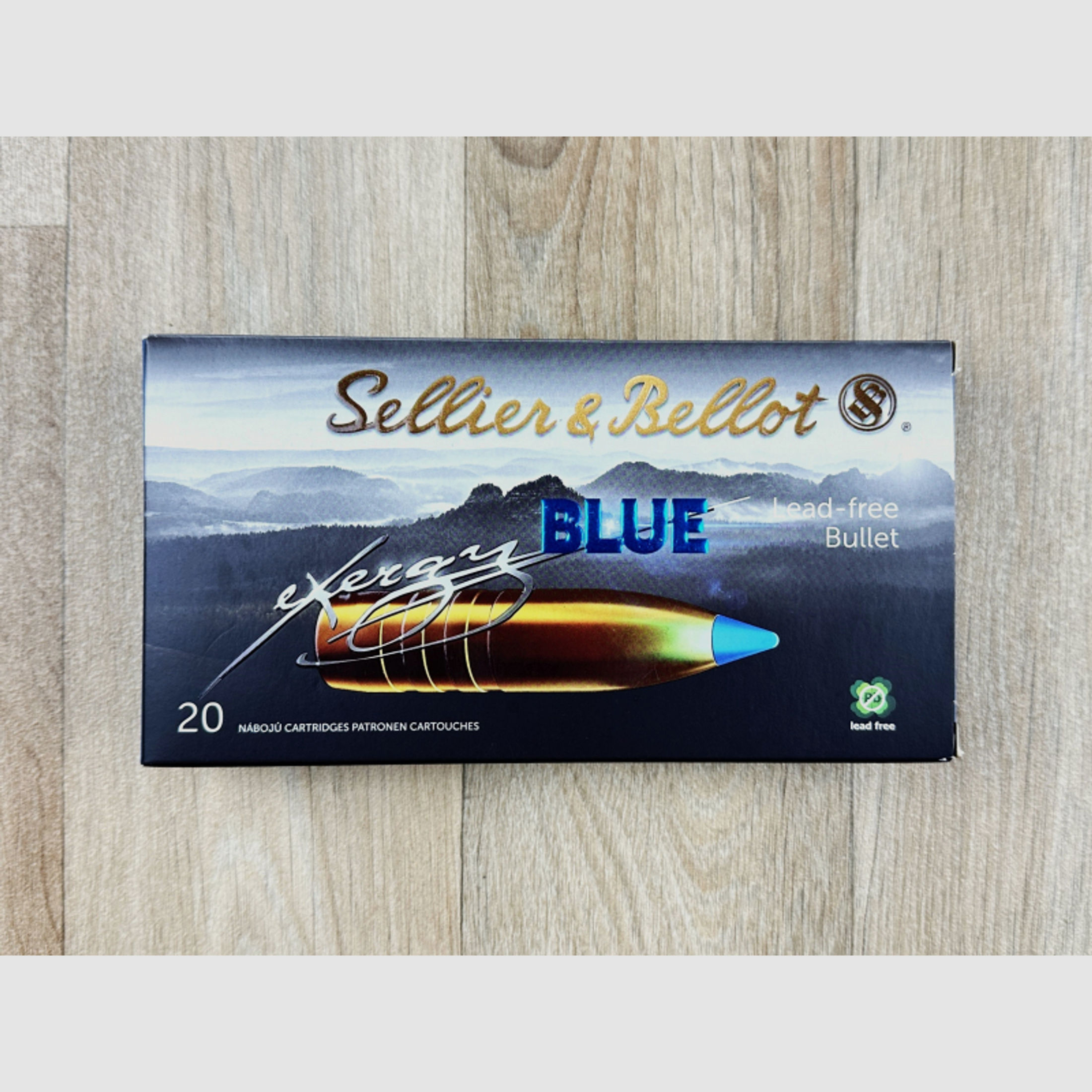 20 Schuss S&B exergy BLUE | Kaliber 7x57 | Sellier & Bellot | 9,7g 150grs TXRG
