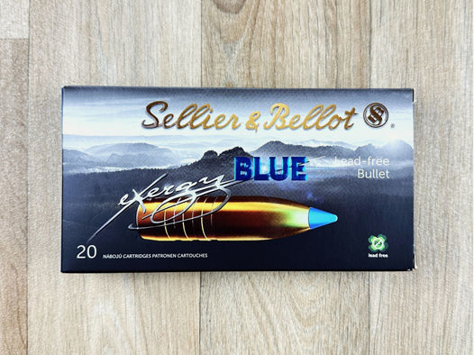 20 Schuss S&B exergy BLUE | Kaliber 7x57 | Sellier & Bellot | 9,7g 150grs TXRG