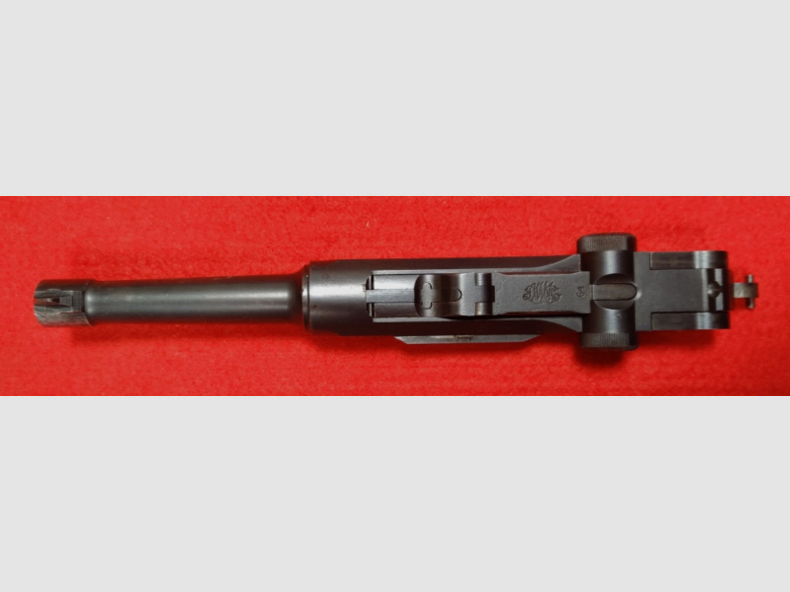 Parabellum P 08, DWM-Fertigung, Kal. 9mm Para / Luger, nummerngleich, unverbastelter Originalzustand