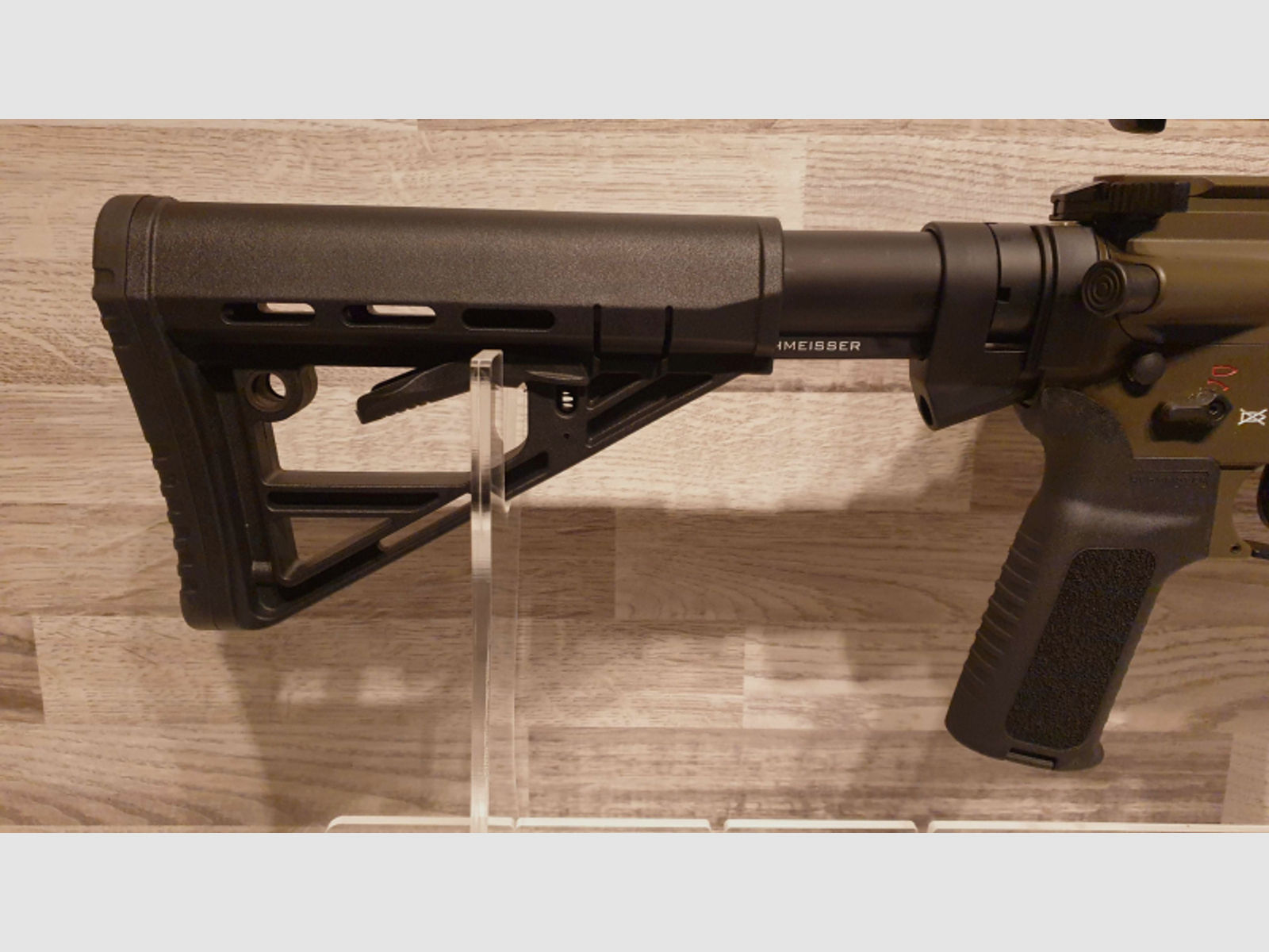 Neuware vom Fachhandel - Schmeisser AR-15 S4F 10,5" OD Green .223Rem - Set mit Schalldämpfer + ZF