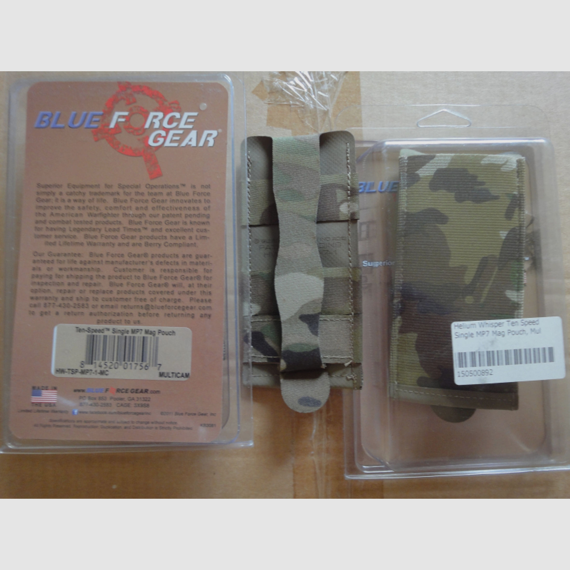 SOFTAIR DREI Blue Force Gear Ten Speed Magazintaschen MOLLE-System MP7 MP5 Glock