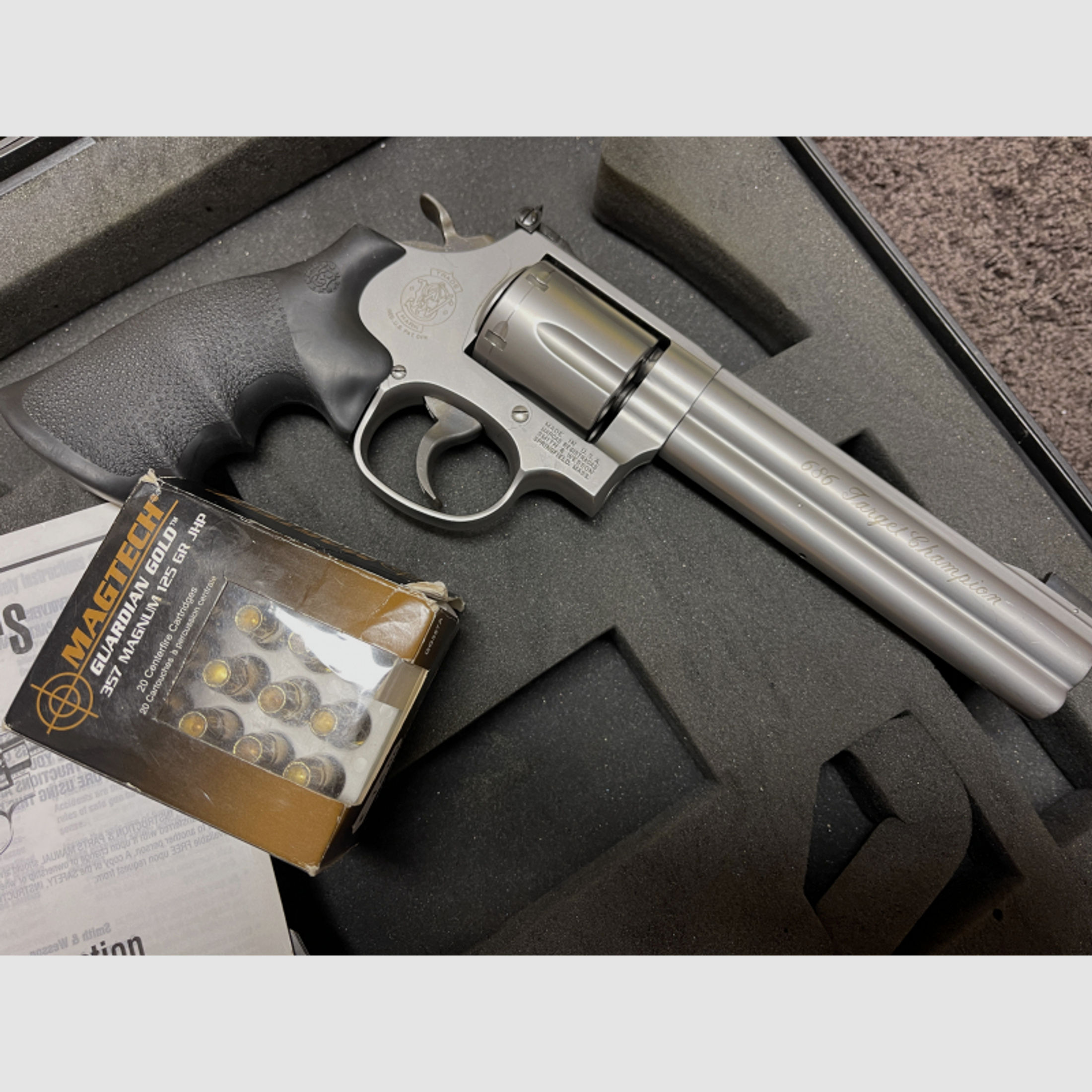 Smith&Wesson 686 Target Champion 357Mag.