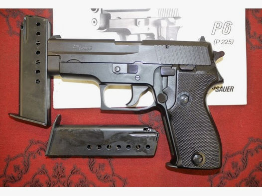 SIG Sauer P225/P6 9mm Luger/Para aus Sammlung - Made In Germany