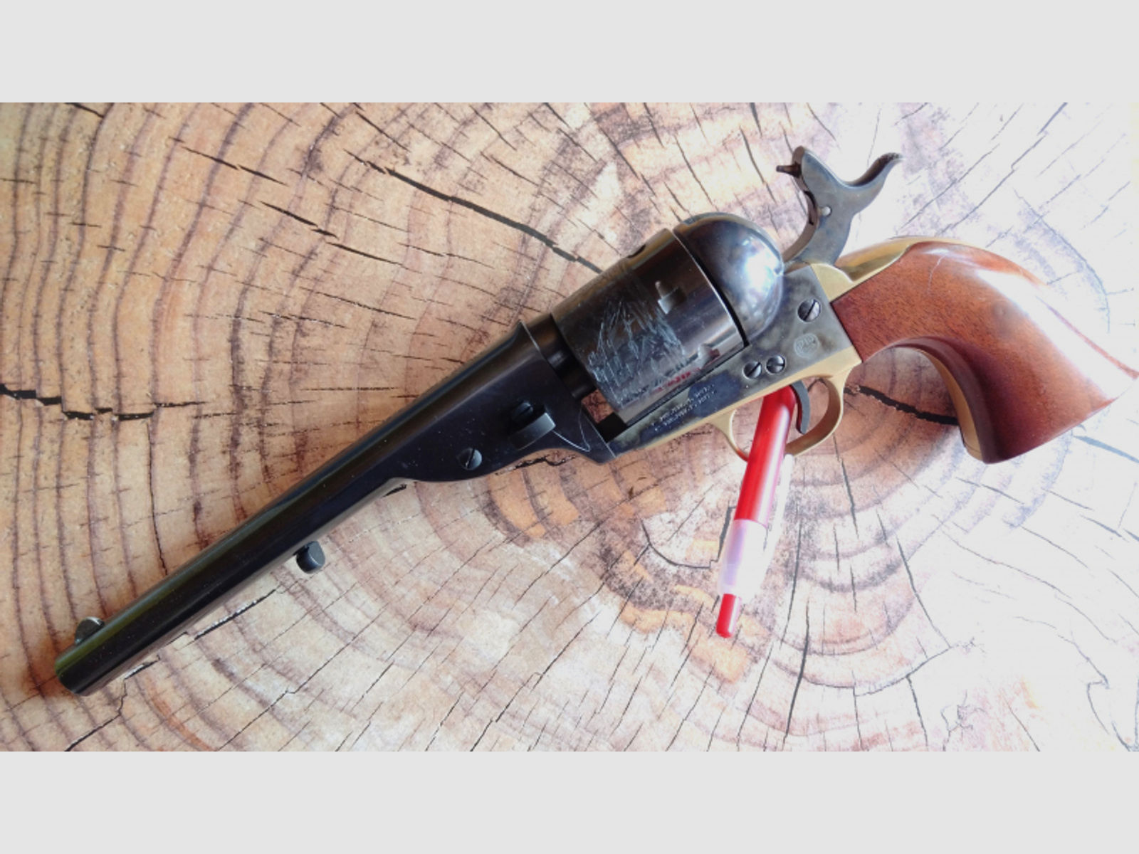 COLT (Uberti) 1871/72 Open Top Revolver 9mm Knall - PTB 920