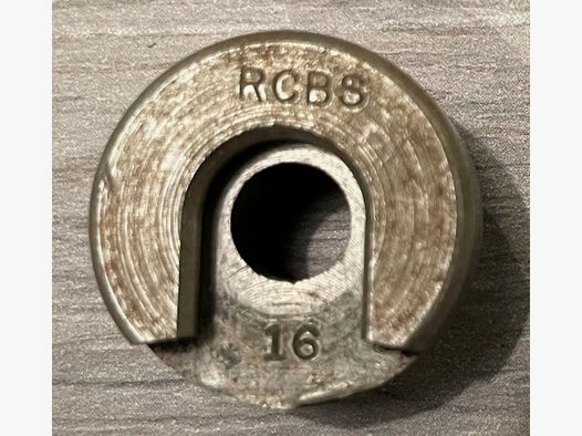 RCBS 09216 Hülsenhalter Nr. 16 lose - 9 mm Luger/Para 7,63 Mauser, 7,65 Parabellum - gebraucht