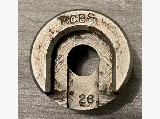 RCBS 09226 Hülsenhalter Nr. 26 lose - 6,5x57R 8x57IR 7x57R 9,3x74R - gebraucht