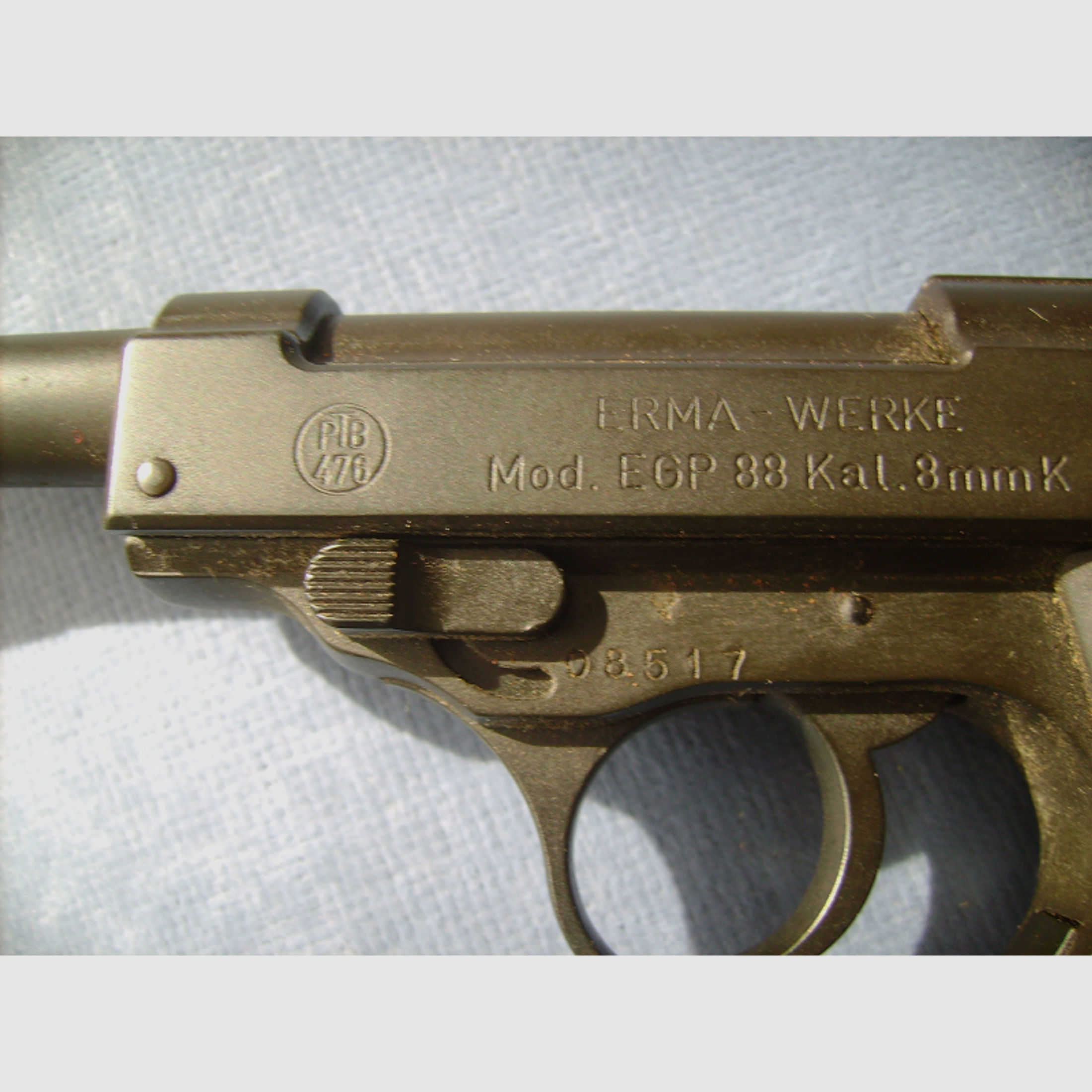 Erma EGP 88 ( P38 ) PTB 478 im cal. 8mm Knall