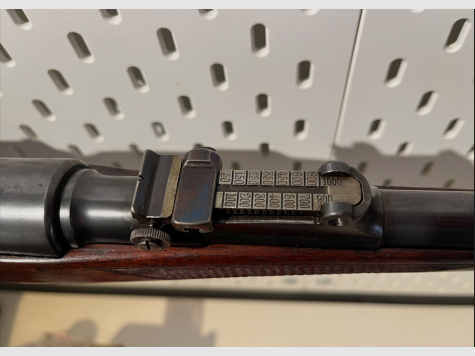 Mauser Modell B, Beschuss BUG mit SonderVisierung und Sicherung, deutscher Stecher, Kal. 6,5 N Port
