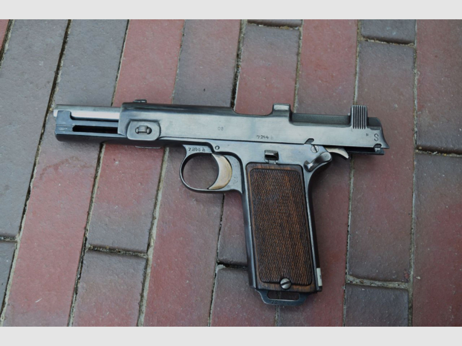 Steyr Pistole Mod 1912 9mm Para ! Baujahr Wn/15 Sammlerwaffe