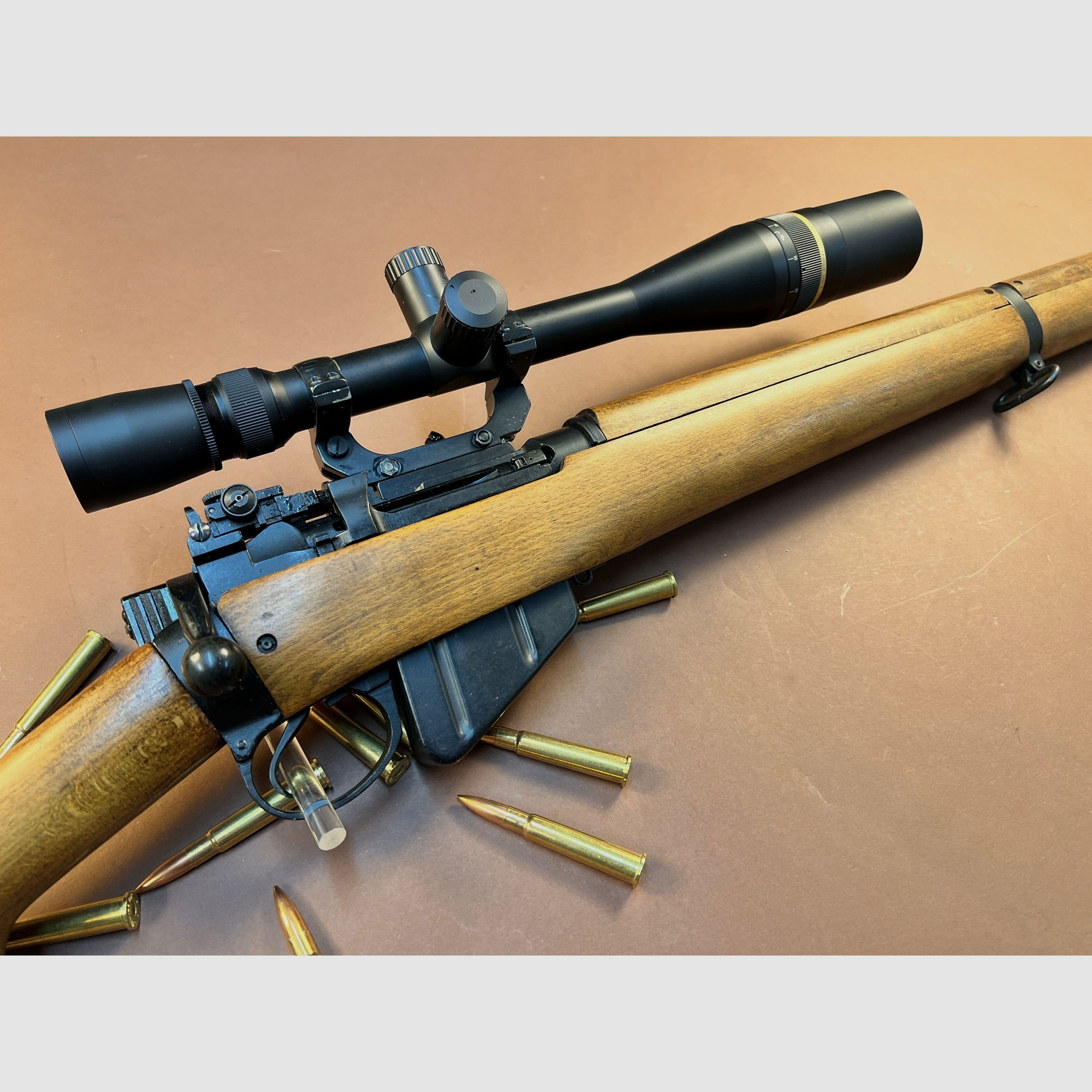 Lee Enfield No4 MK II .303Brit Leupold Vari-X 6.5-20x50 Sniper Top Zustand!