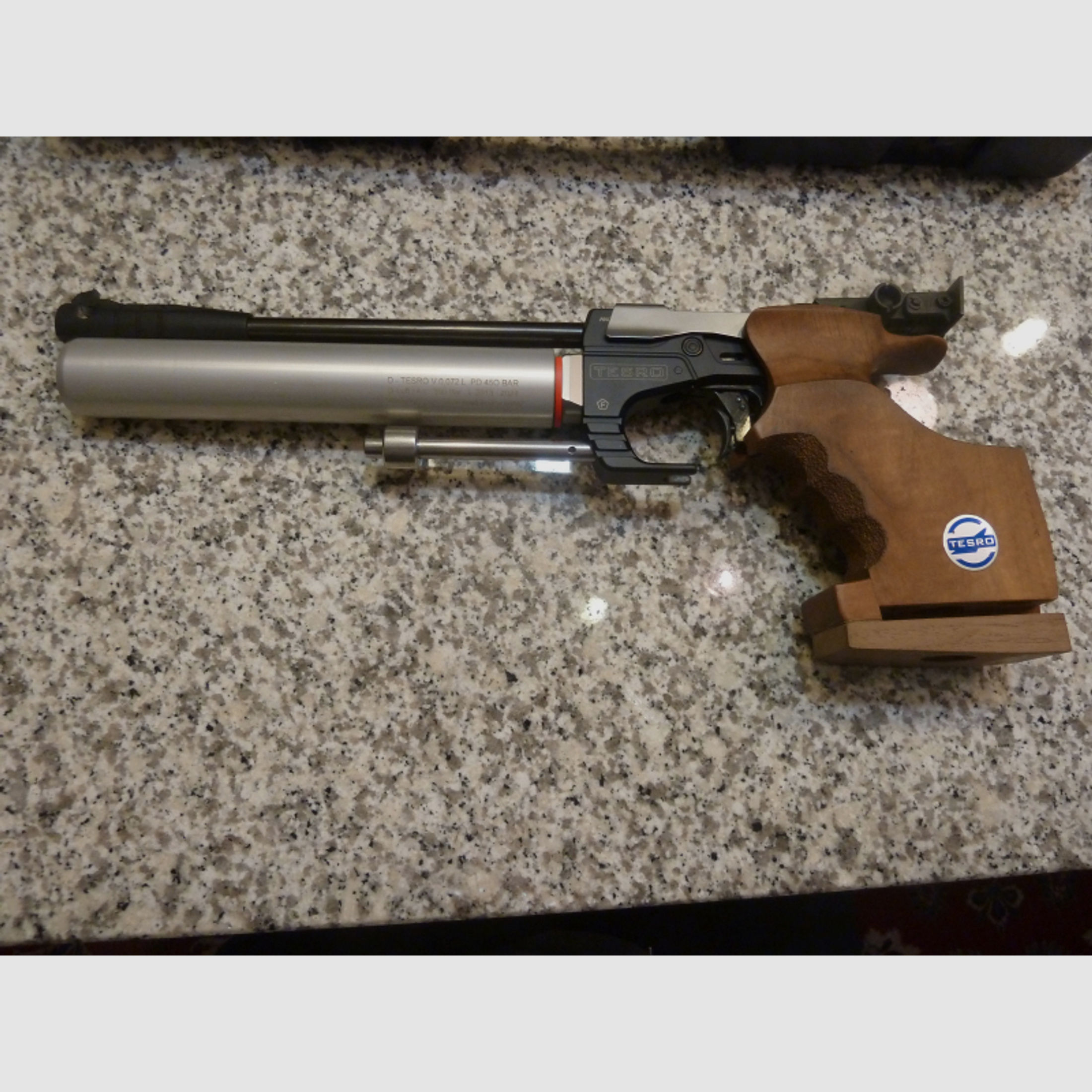 CO2-Luftpistole Tesro PA1 mit Koffer und Zubehör, 4,5mm Diabolo