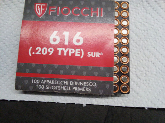Biete eine Schachtel Zünder von Fiocchi 616.(209).zünder