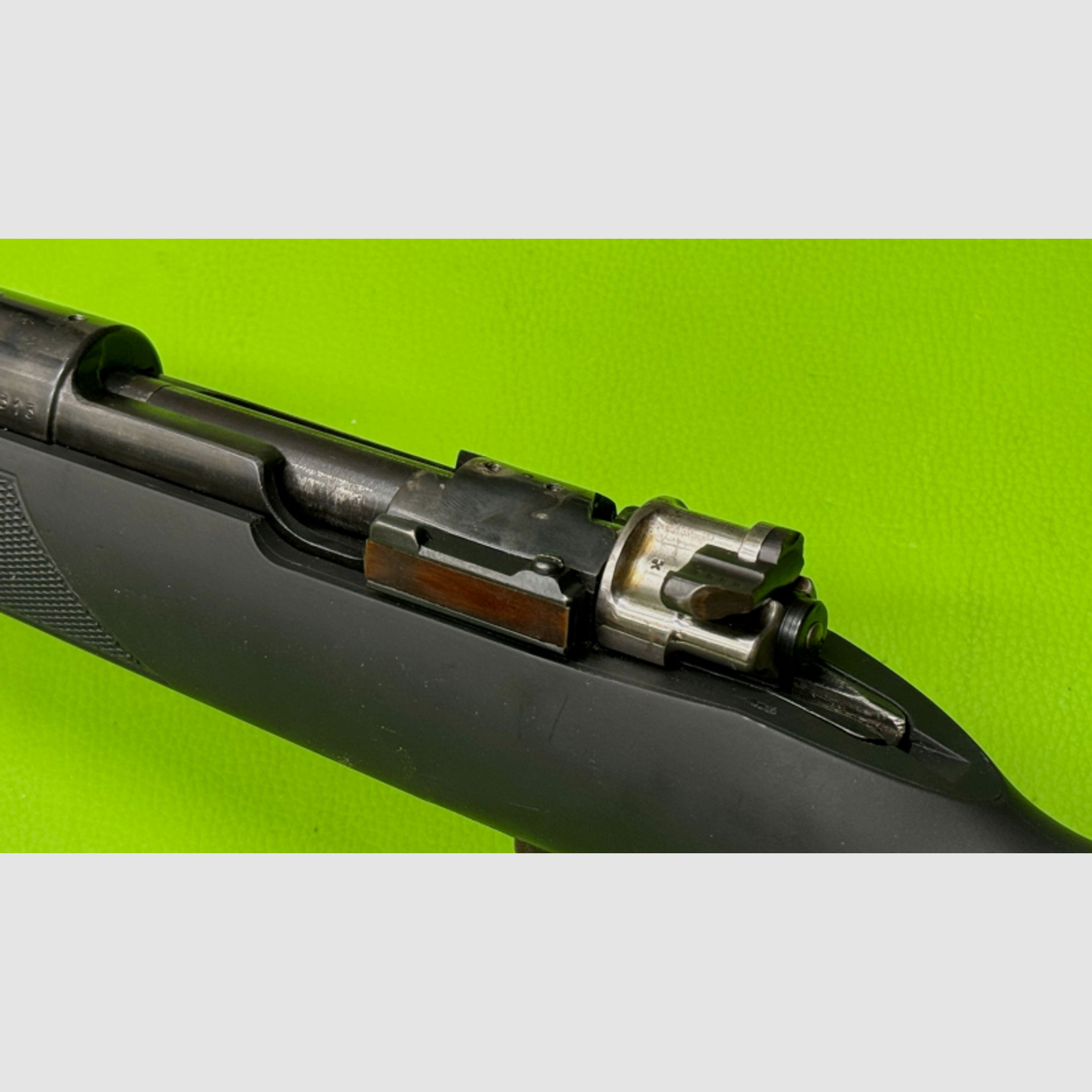 Repetierbüchse W. Gehmann Stuttgart System Mauser 98 Kaliber 6,5x57 | Lochschaft | Kunststoffschaft