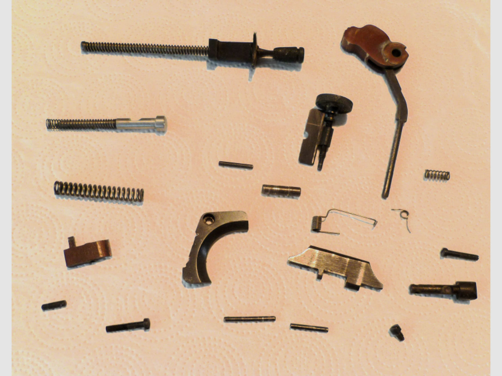 Konvolut Ersatzteile für Pistole Margolin