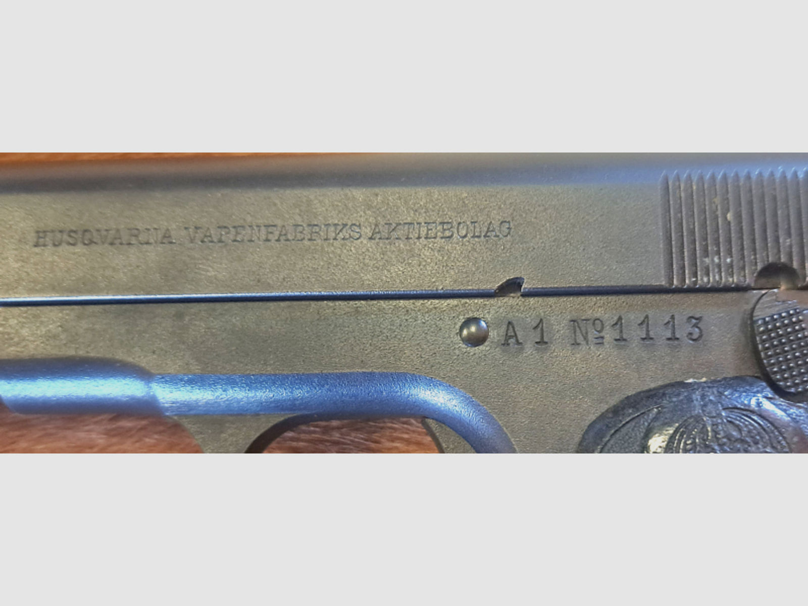 Pistole Husqvarna 9 mm Mod.1907