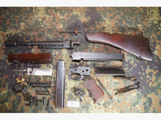 Thompson MP 1928A1 DEKO Teilesatz demilitarisiert original US keine Grease Gun, Browning (Nr.4)