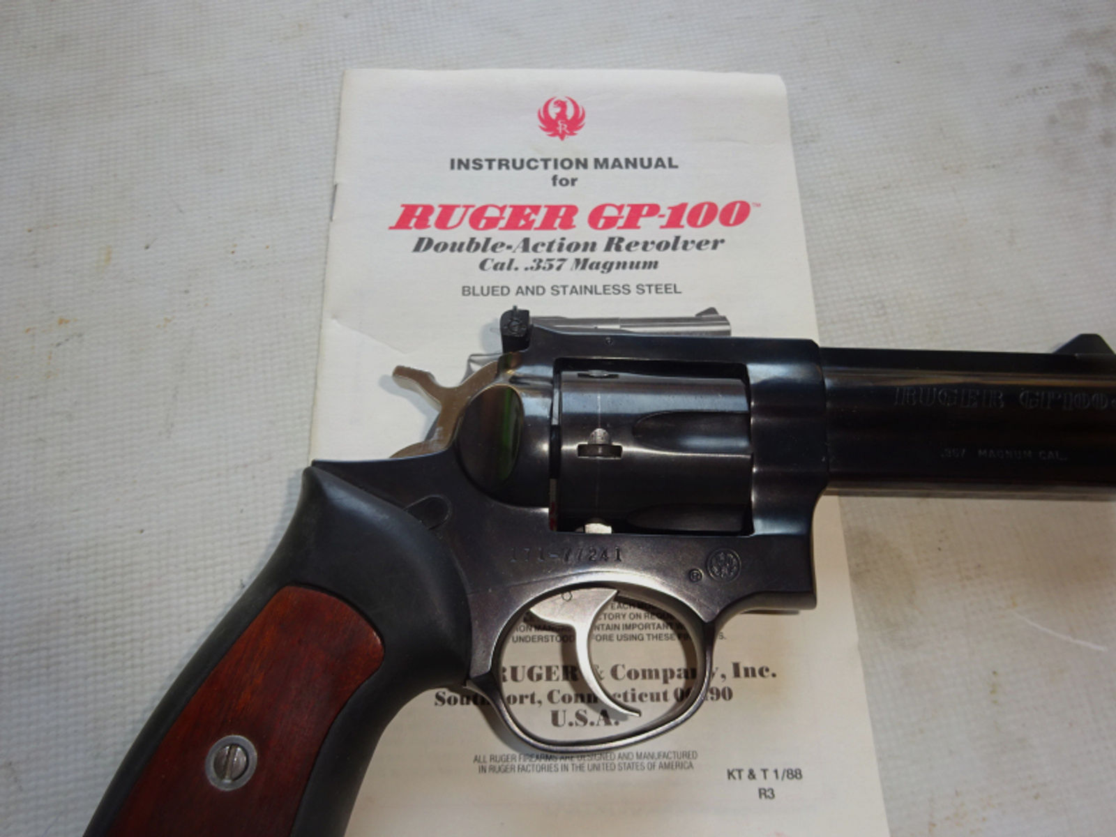 Revolver .357Mag.; Ruger GP100 4" Lauflänge neuwertig Schießsport sehr präzise Schnäppchen günstig
