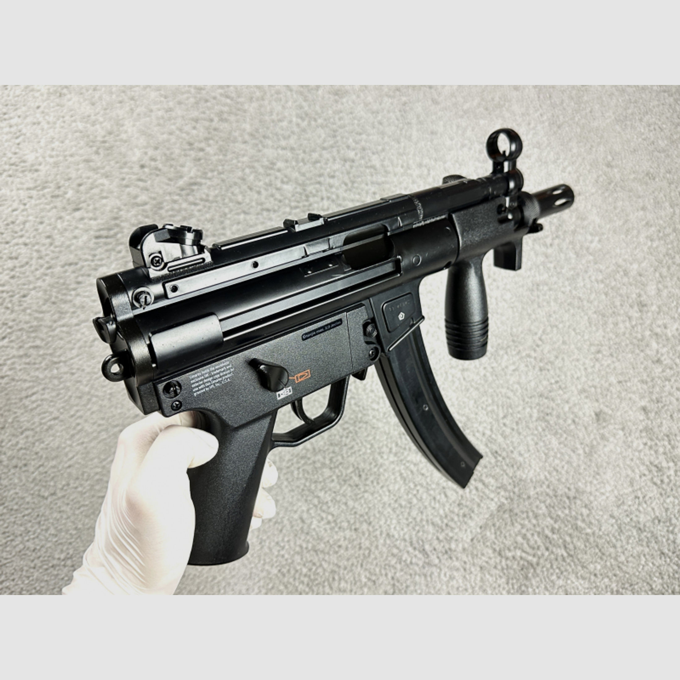 Pfingstauktion! | Heckler & Koch HK MP5K 6mm + Zubehör | Neuwertige Airsoft Softair mit Blowback!