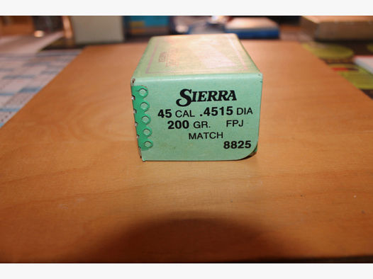 Sierra-Bullets Kal. 45/200gr FPJ