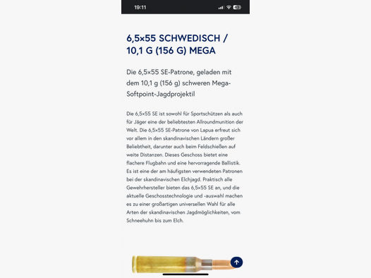 100x 6,5×55 SCHWEDISCH / 10,1 G (156 G) MEGA