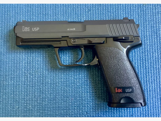 Mechanische Softair Pistole Heckler&Koch USP <0,5 Joule 6mm mit Kugeln