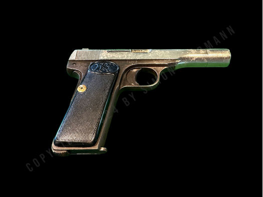 Pistole, FN, Browning, Herstal, Mod. 1922, Kal. 7,65mmBrowning, WaA 140, vernickelter Verschl., HSE!