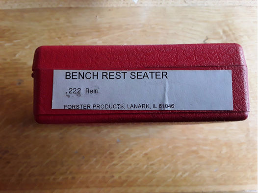 Forster/Bonanza Bench Rest Setzmatritze .222 Rem.