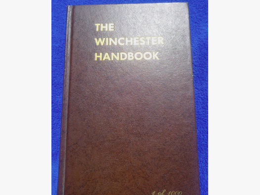 The Winchester Handbook 1 of 1000 by George Madis - signierte Ausgabe
