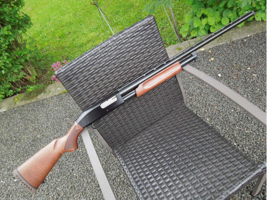 MOSSBERG 500A Hunting ALL-Purpase FIELD RECHTS 12/76 Mag. LL 71cm Ported WC NP  899 made in USA