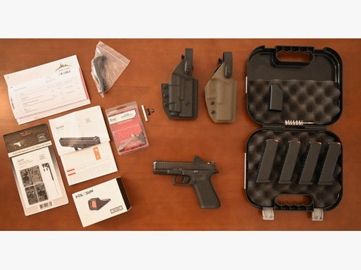 Glock 45 MOS + Holosun SCS + APEX + Night Sights + Holster