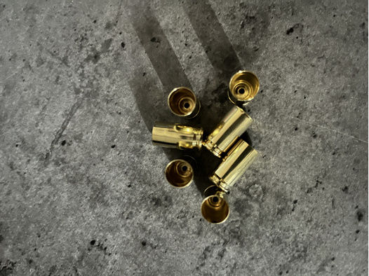 1500 Geco-Hülsen 9mm Luger - bereit zum Wiederladen