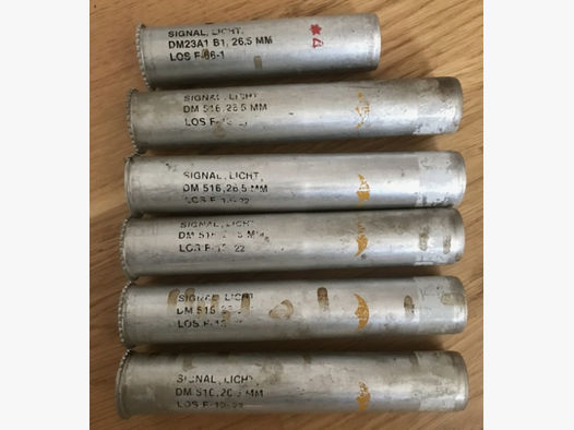 Konvolut an Signalmunition Kaliber 4, 26,5mm
