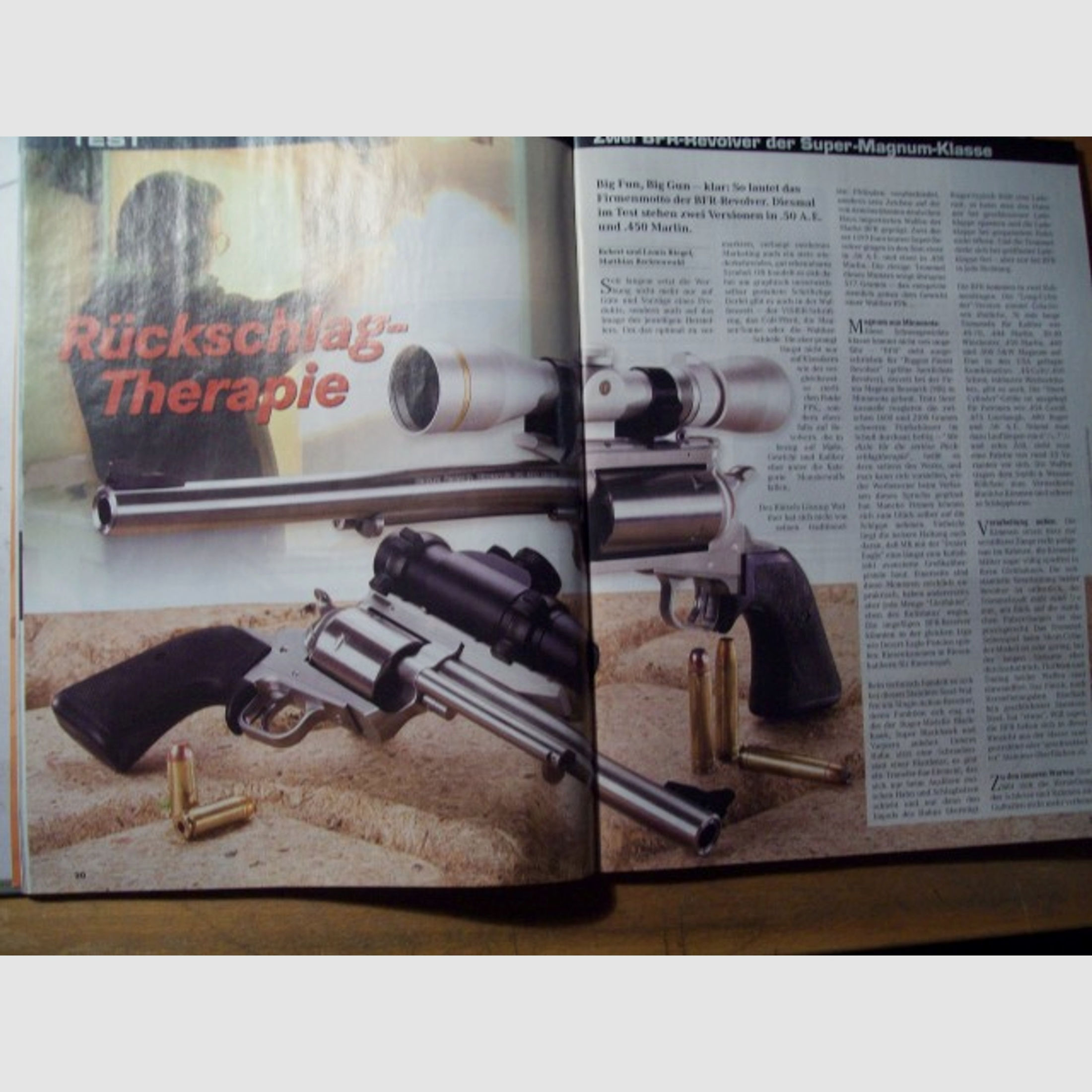 Visier - Heft : ** Kurzwaffen -- BFR - Revolver der Super-Magnum-Klasse **