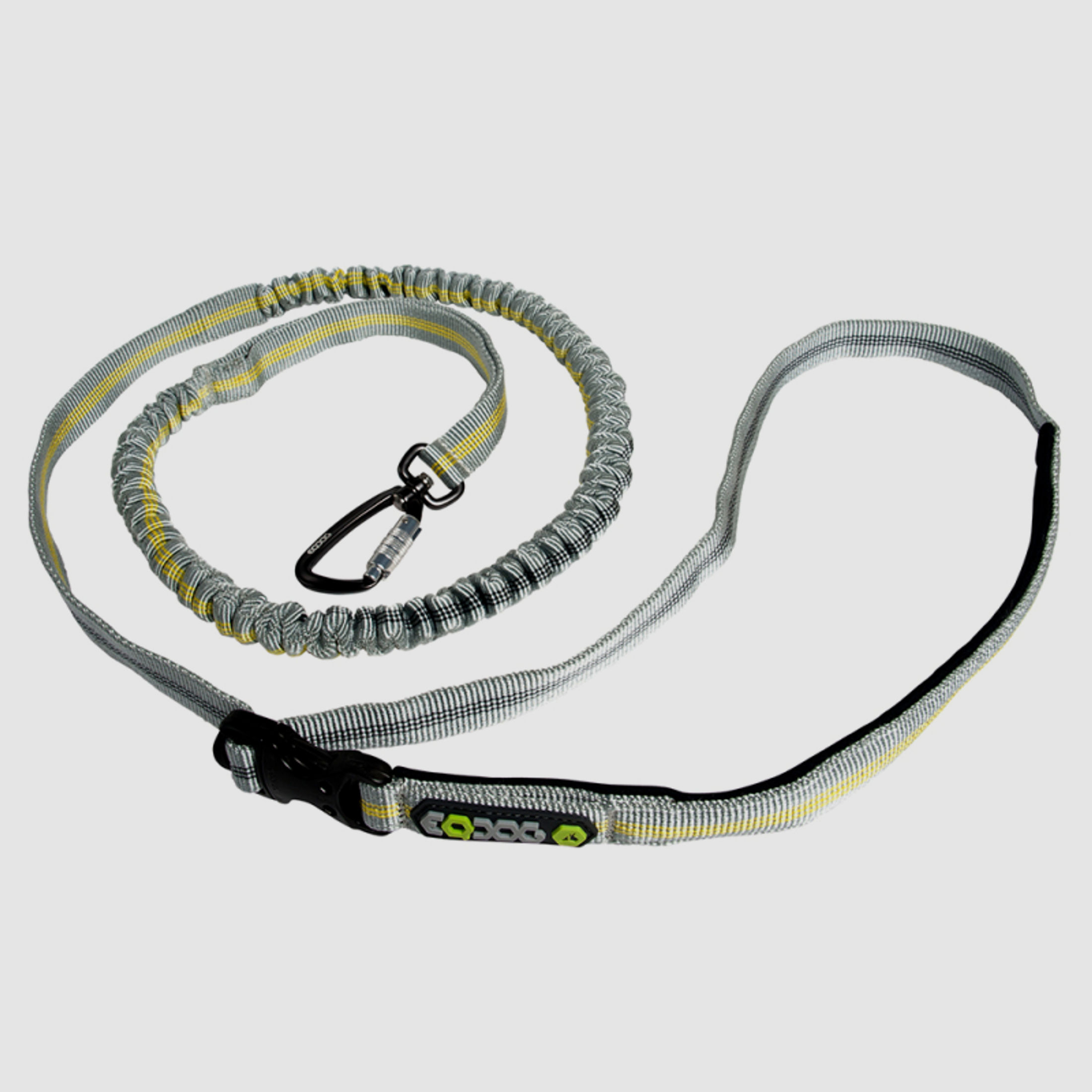 EQDOG "Jogging Leash" - hochwertige Umähngeleine, Führleine | verstellbar max. 125cm | elastisch