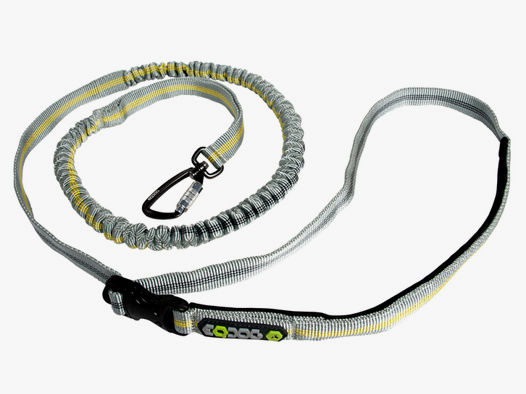 EQDOG "Jogging Leash" - hochwertige Umähngeleine, Führleine | verstellbar max. 125cm | elastisch