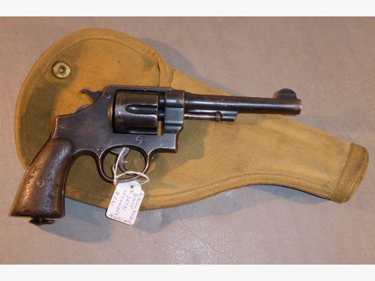 Smith & Wesson Revolver D. A. 45 für Brasilien. Mod. 1937. ( II WK ). Kal. 45 ACP.