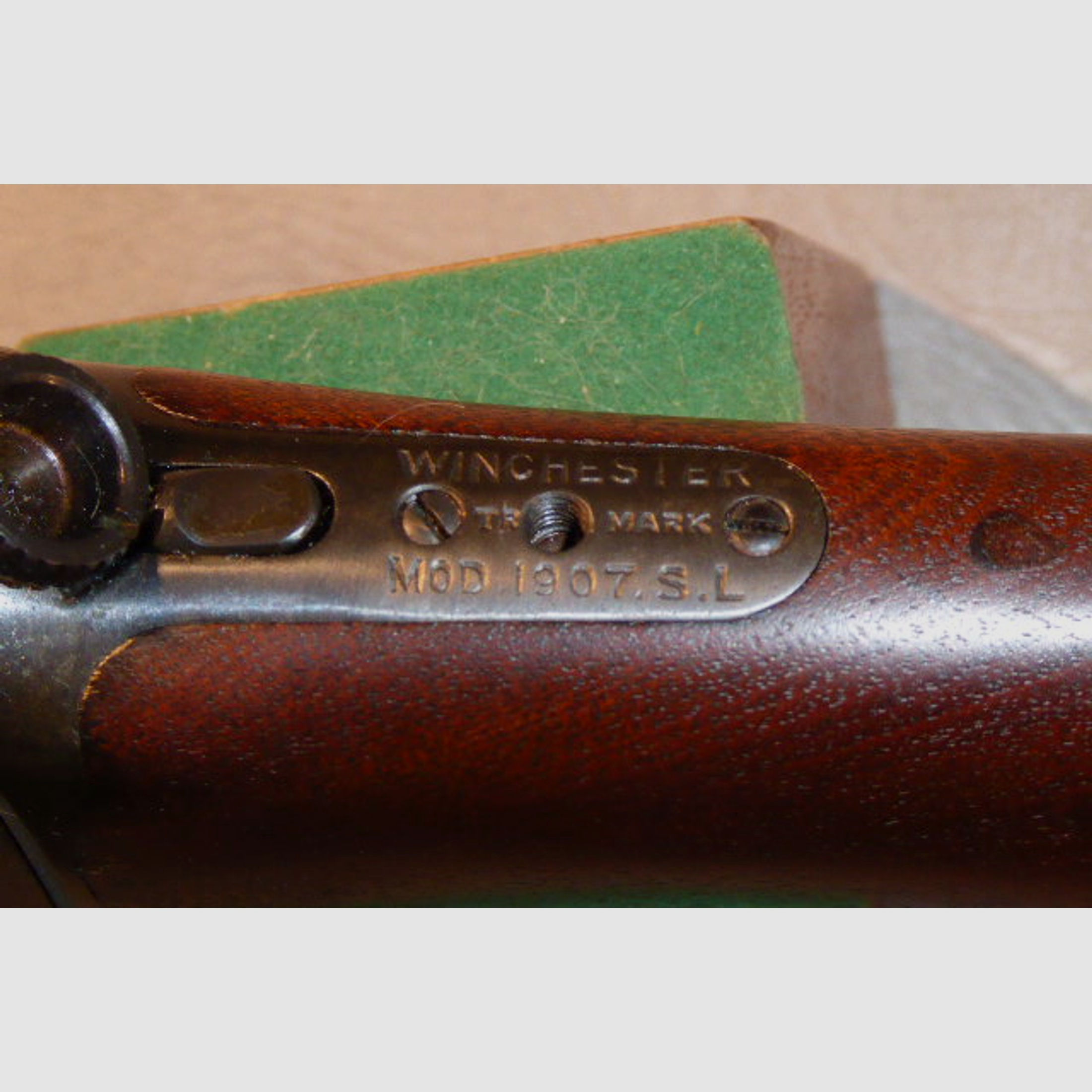 SL- Gewehr Winchester Mod. 1907 S.L. Kal. 351 Winchester.