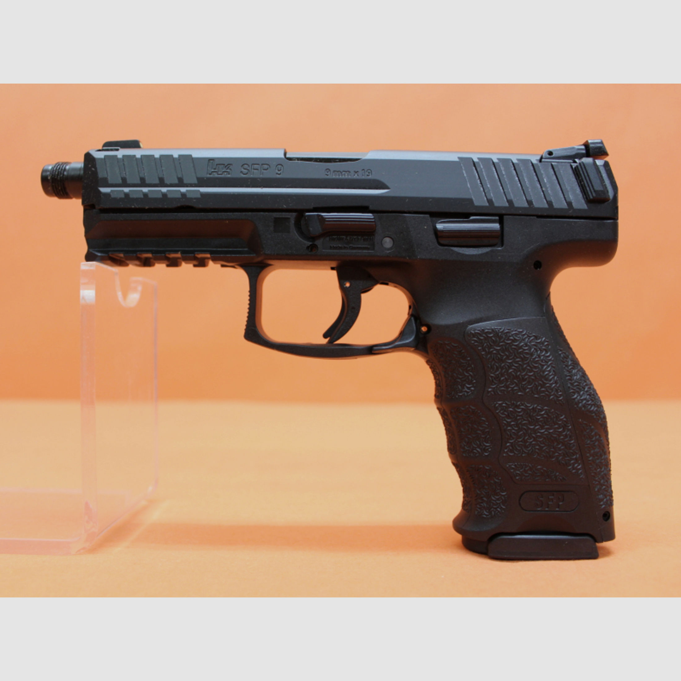 Ha.Pistole 9mmLuger Heckler&Koch/H&K HK SFP9 (SF) SD 120mm Polygonlauf/Gewinde M13,5L (9mmPara/9x19)