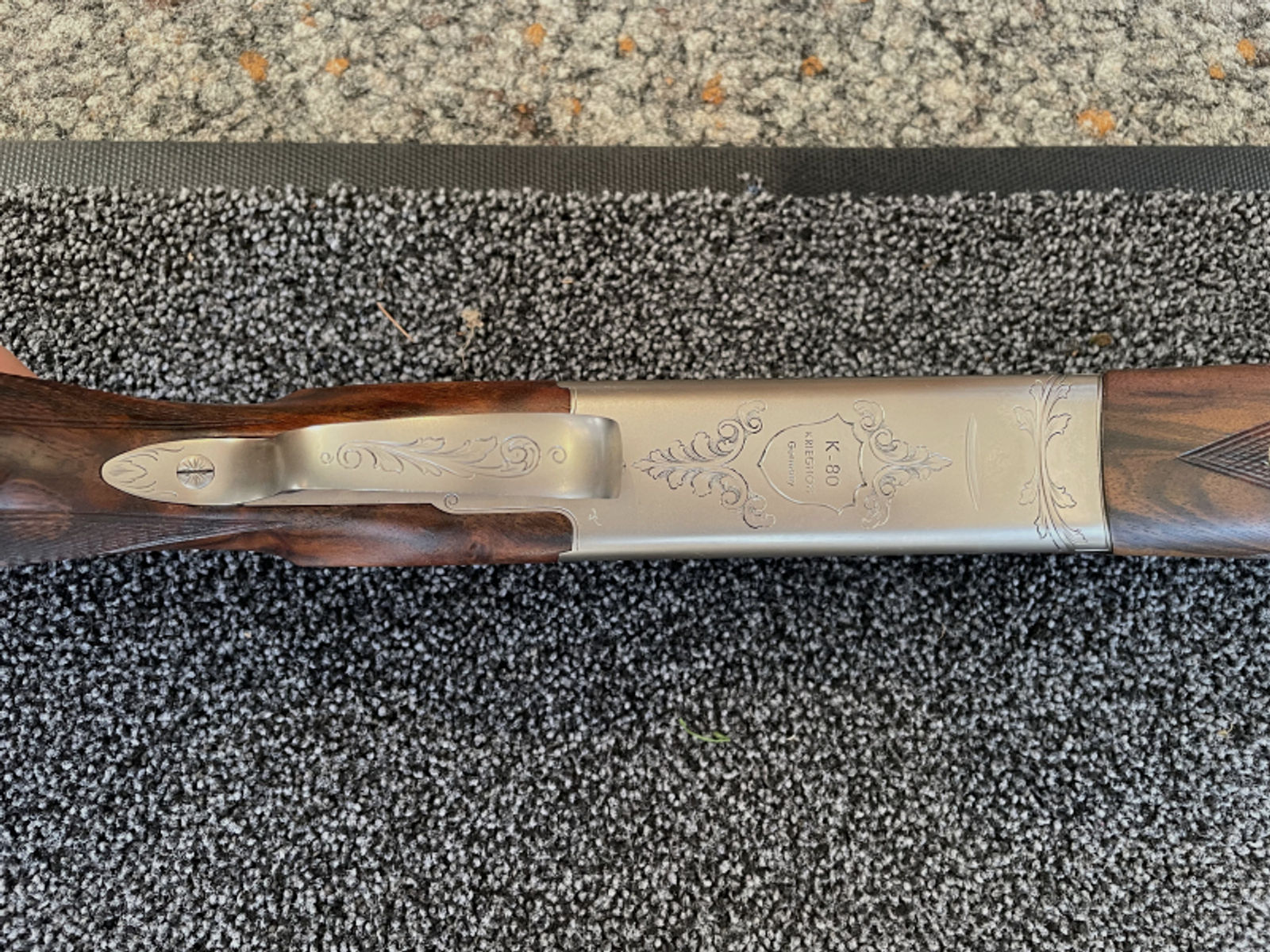 Krieghoff K80 K-80 Sporting 76cm Schaftverstellung Gravur im Koffer mit Zubehör im top Zustand
