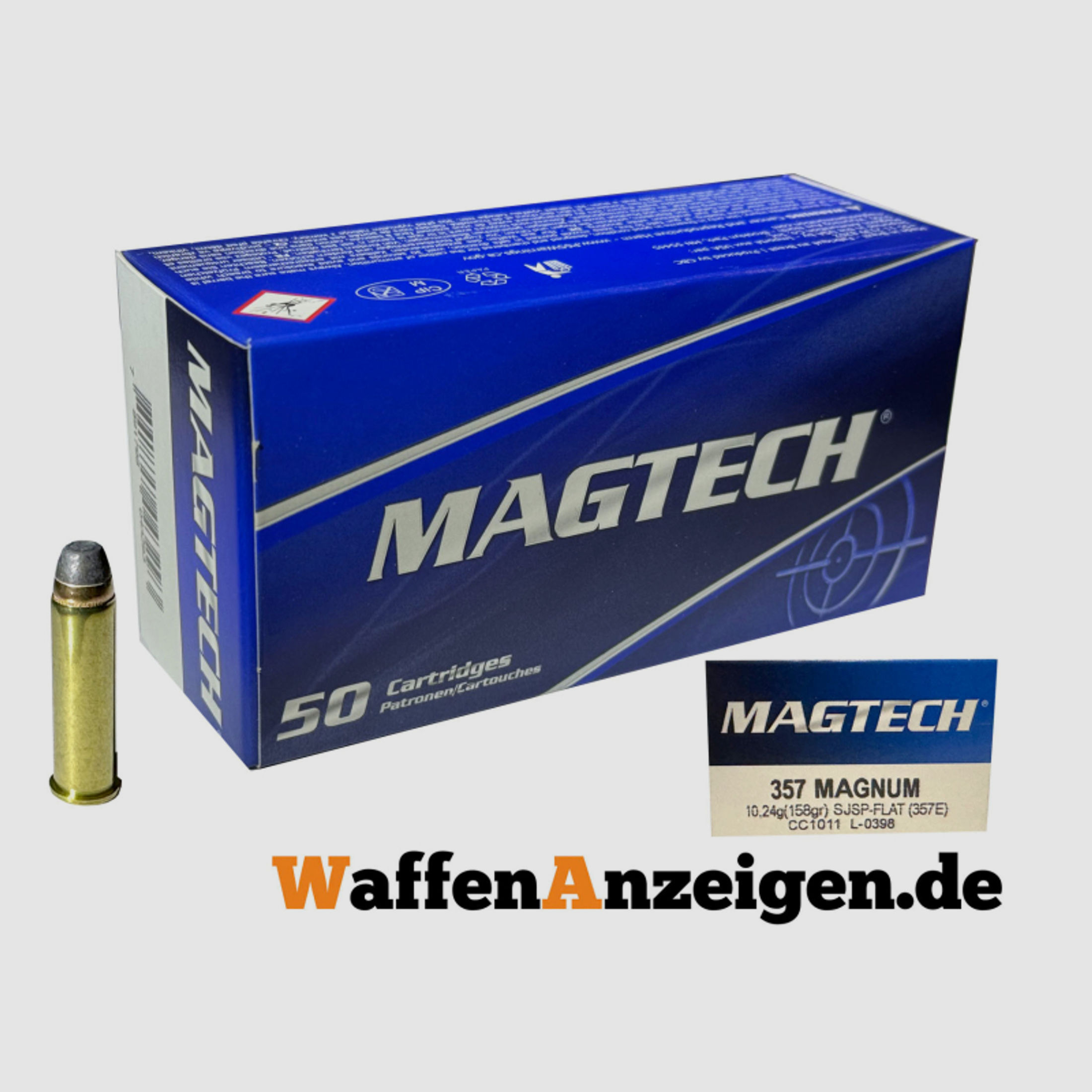 Magtech .357 Magnum SJSP 158grs. - 1000 Schuss in Berlin