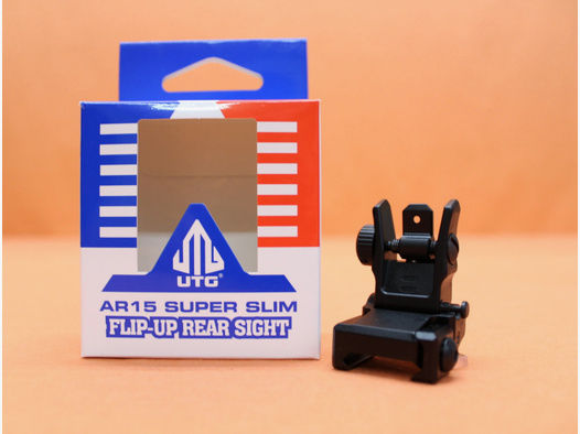UTG Flip-Up Rear Sight Low Profile Compact (MNT-955)/ Klappbares Dioptervisier für Picatinnyprofil