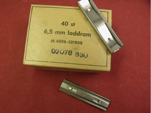 Ladestreifen Schweden Mauser M96, originalverpackt - 40 Stück