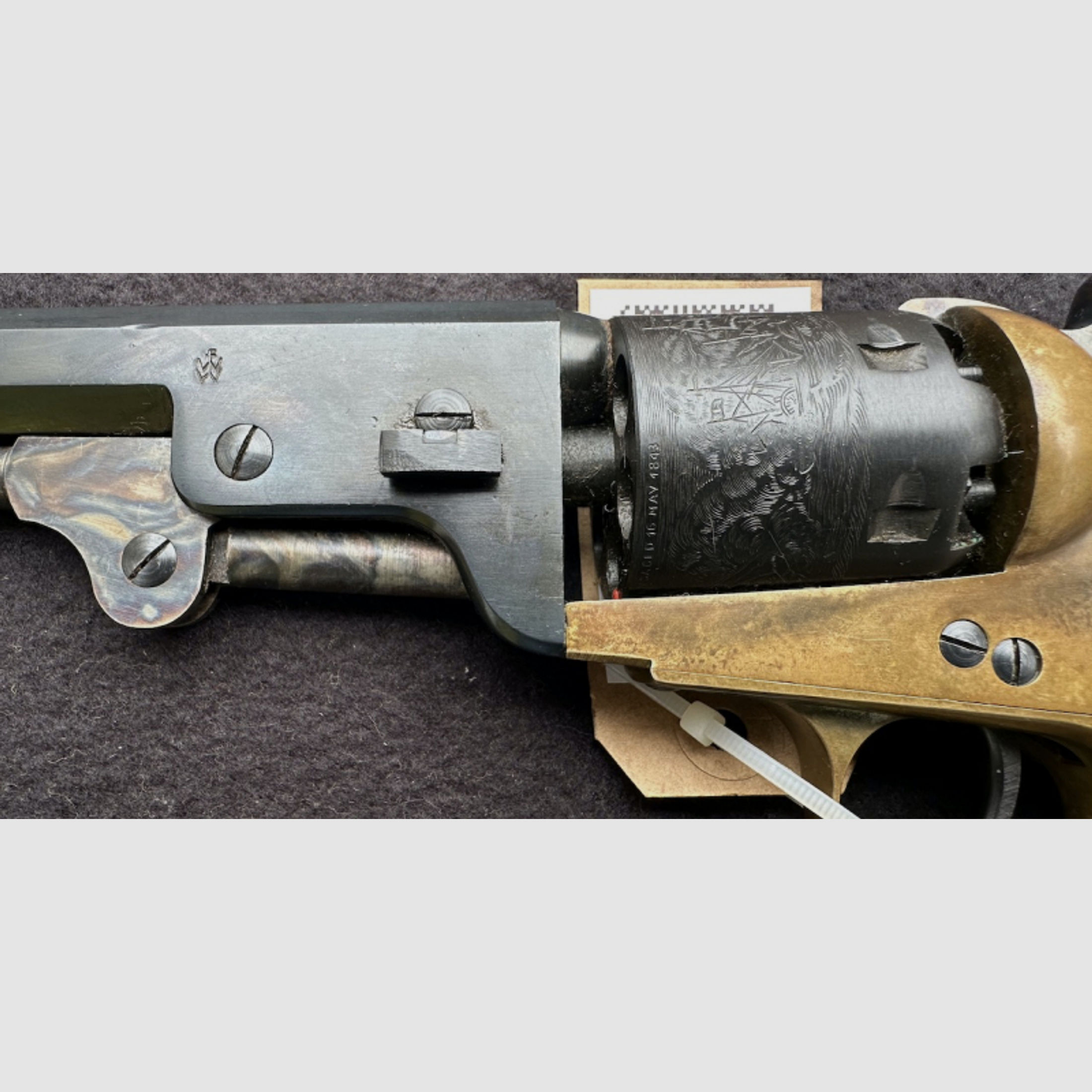 MAVI Perkussionsrevolver - Vorderlader Revolver - Mod. Colt 1847/51 Navy - .36 - kein Colt