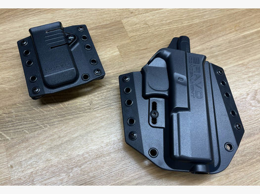 Bravo Concealment USA OWB 3.0 Holster & Magazinhalter Set passend für Glock 17 , 22 , 31 Gen. 3-5