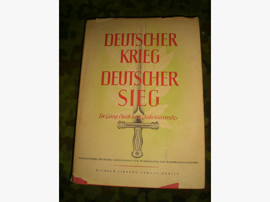Antiquarisches Buch: Deutscher Krieg deutscher Sieg