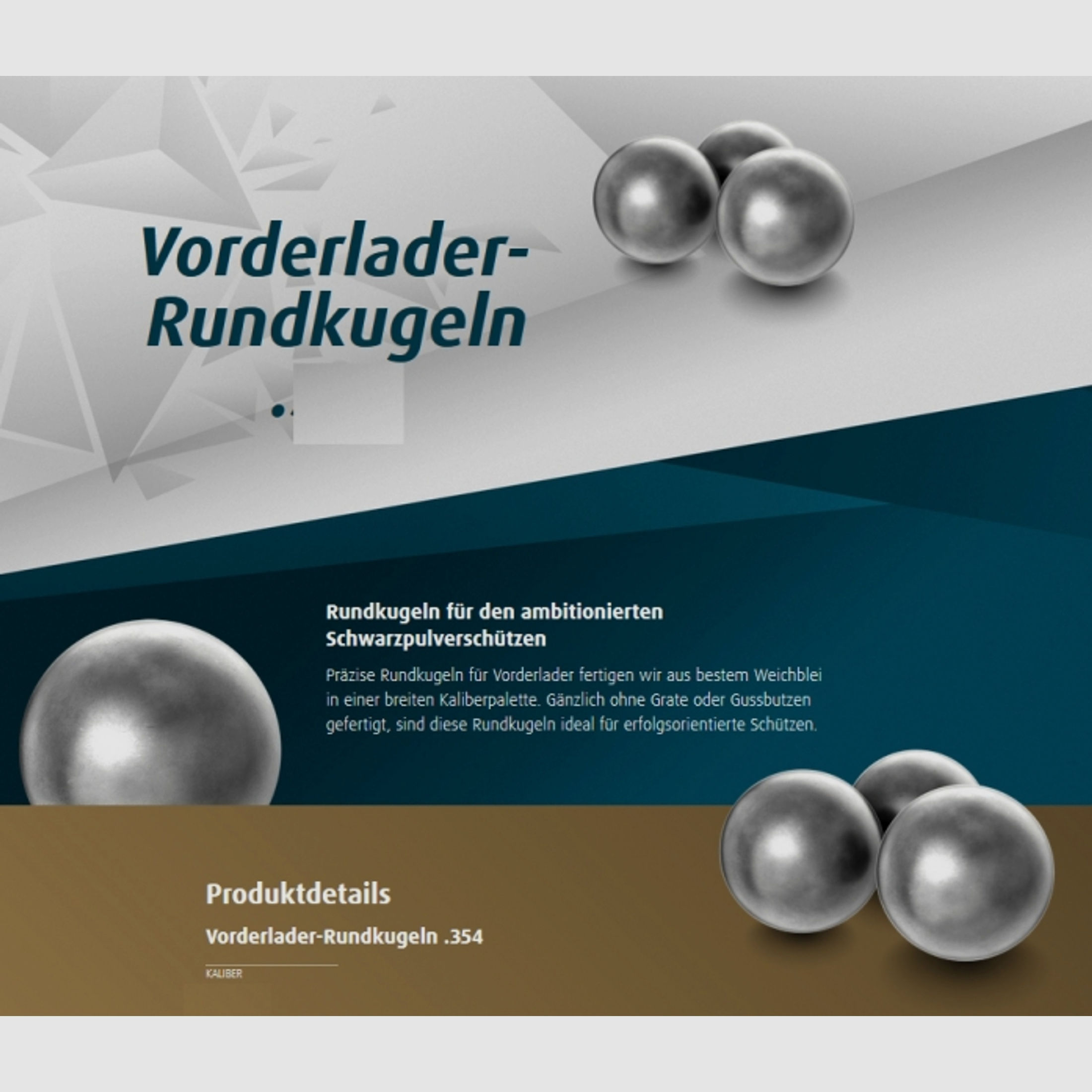 200 Stück H&N Vorderlader BLEI Rundkugeln VL RUND Kaliber: .375 | 9,53mm Schwarzpulver #94043750003