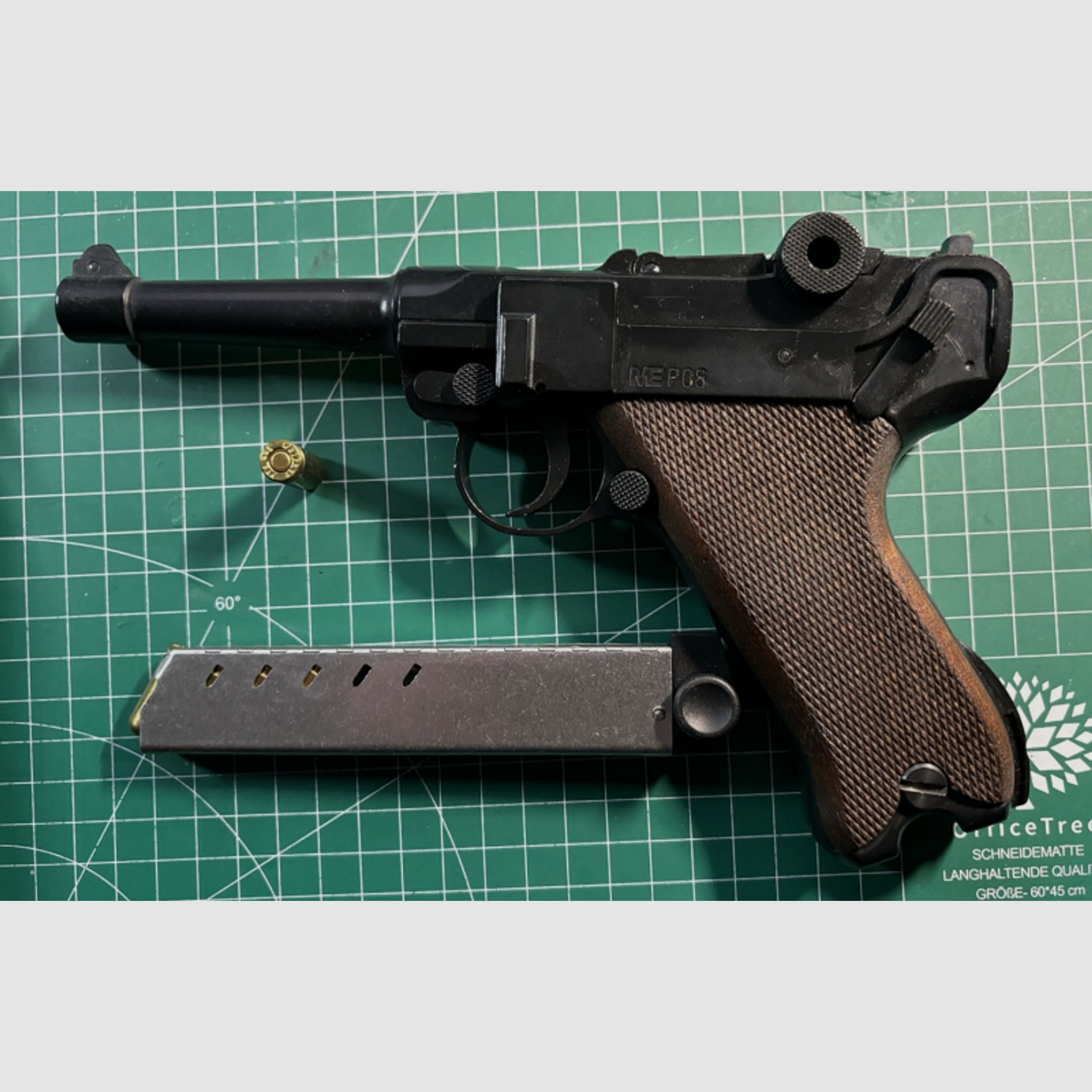 Pistole 08 P08 Luger Nachbau 9mm PAK